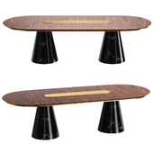 BERTOIA OVAL DINING TABLE