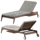 PARALEL Sun lounger By POINT