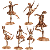 Dance decorative sculpture