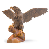 Eagle. wooden figurine