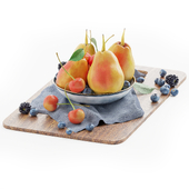Decorative Set with Pears