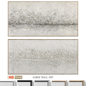 Panoramic Textured Plaster Wall Art C-868