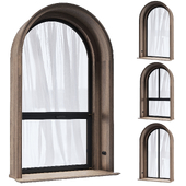 modern arched windows