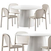 329 Circula Dining Table and Decade Chair by bludot