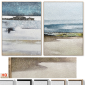 Abstract Landscape Accent Textural Wall Art C-872