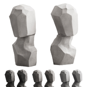 337 interior sculptures 13 abstract head artwork by Rory Menage P02