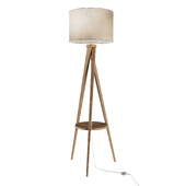 Floor lamp with tripod and lampshade, Setto