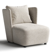 Elvina Fabric Armchair - Passive Grey