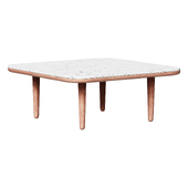 Журнальный стол         Fly SC4 Coffee Table - White Oak/Bianco Carrara            кофейный столик