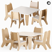 Children&#39;s chairs and table