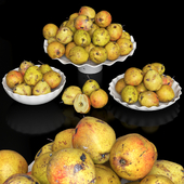 Pear in fruit bowl 2