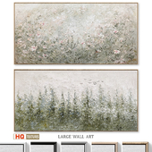 Panoramic Landscape Accent Textural Wall Art C-887