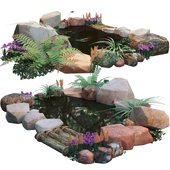 artificial fish pond