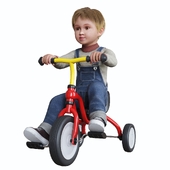 Ребенок на велосипеде