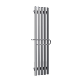 OM Quill towel rail with heated towel rail