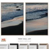 Sunset Seashore Photo Wall Art P-636