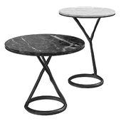 Poliform ILDA Round marble coffee table