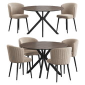 Ralf table Neapol chair Dining set
