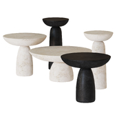 Modern simple concrete coffee table nordic
