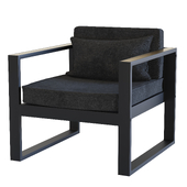 Black Brass Chair, sku. 31390 by Pikartlights