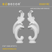 Endings to the RODECOR Rococo molding 05001RC OM