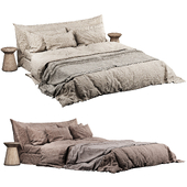 Cozy Bed with Zara Home Linen Bedding 06