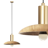 Wood C lamps design by Lampatron