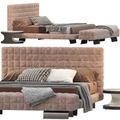 Bed from the factory Minotti collection Twiggy