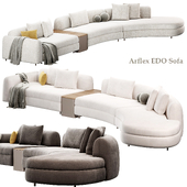 EDO curved Sofa by Arflex