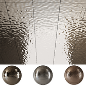 Seamless material Metal panels Wave