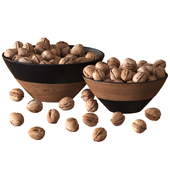 Walnuts in dish