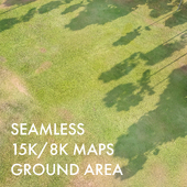 Grassy field area | Seamless | PBR
