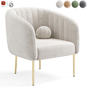 Mimi Premium Velvet Armchair