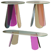 Nordic small coffee table colorful side tables