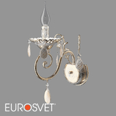 OM Classic sconce Eurosvet 10009/1 gold with white GALATEA