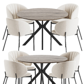 Shell Chair Ralf Table Dining Set