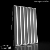 Gypsum 3D panel Duo-1
