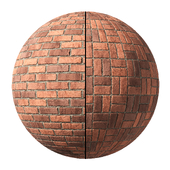 Brick Wall PBR Material 01