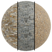 FB721 Natural stone(Rivestimenti a spaco) | 3MAT | 4k | seamless | PBR