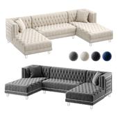 MERIDIAN Moda Velvet sofa