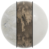 FB723 Marble Ceramic CalceCruda-Mirror | 3MAT | 4k | Seamless