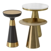 BRASS, Kimaya Conical and Roxanne_Side Tables