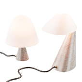 385 Fredericia Fellow and Meadow table lamps By Space Copenhagen
