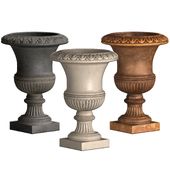 Classical vase for decorating the facade.LARGE WICKFORD URN.Classic outdoor Vase.Flowerpot