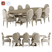 EMMY EXTENDING DINING TABLE & CHAIR