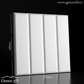 Gypsum 3D panel Blanco