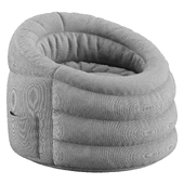 POD by Urban Shop Soft Plush Corduroy Bean Bag Chair with Pocket