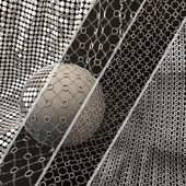 4 Metal Mesh Fabric Materials-Vol.07
