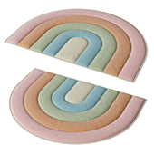 HM Rainbow cotton baby mat