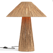 Natural Raffia Lamp